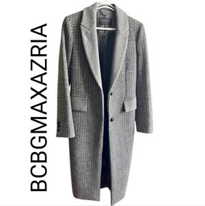 BcbgMaxazria Long Wool Coat Size XS